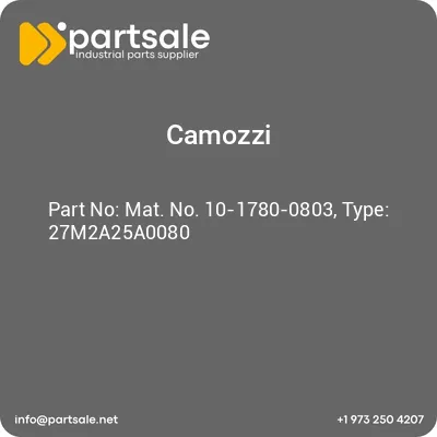 mat-no-10-1780-0803-type-27m2a25a0080