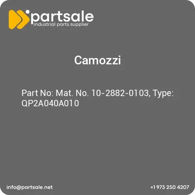 mat-no-10-2882-0103-type-qp2a040a010