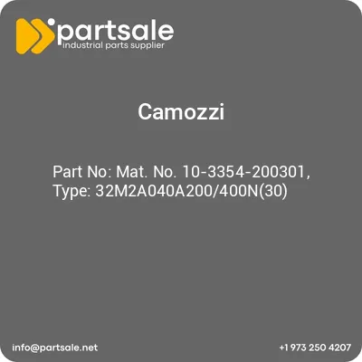 mat-no-10-3354-200301-type-32m2a040a200400n30