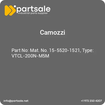 mat-no-15-5520-1521-type-vtcl-200n-m5m