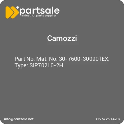 mat-no-30-7600-300901ex-type-sip702l0-2h