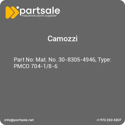 mat-no-30-8305-4946-type-pmco-704-18-6