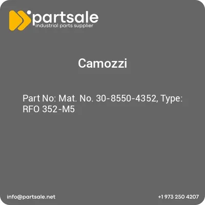 camozzi-mat-no-30-8550-4352-type-rfo-352-m5