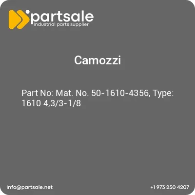 camozzi-mat-no-50-1610-4356-type-1610-433-18