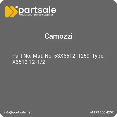 mat-no-53x6512-1259-type-x6512-12-12