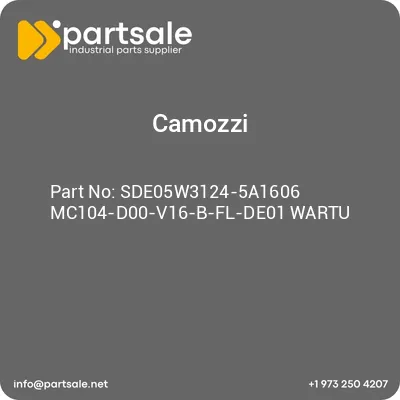 sde05w3124-5a1606-mc104-d00-v16-b-fl-de01-wartu