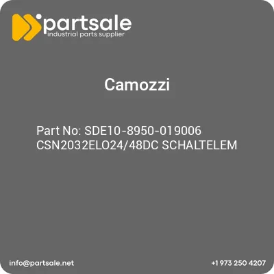 sde10-8950-019006-csn2032elo2448dc-schaltelem