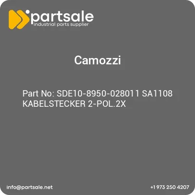 sde10-8950-028011-sa1108-kabelstecker-2-pol2x