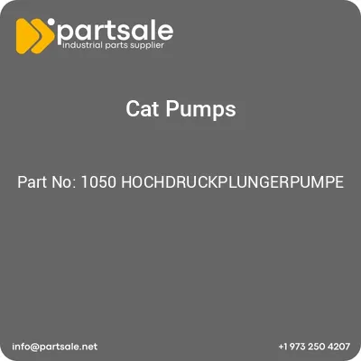 1050-hochdruckplungerpumpe