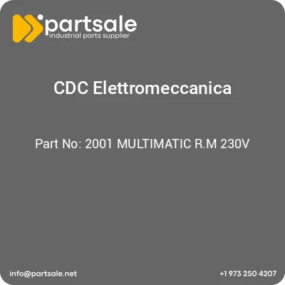 2001-multimatic-rm-230v