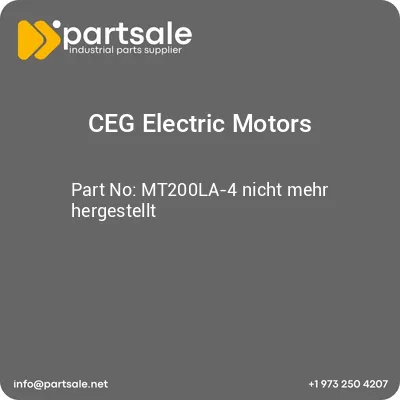 ceg-electric-motors-mt200la-4-nicht-mehr-hergestellt