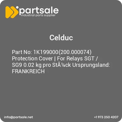 1k199000200000074-protection-cover-for-relays-sgt-sg9-002-kg-pro-sta14ck-ursprungsland-frankreich