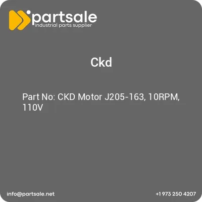 ckd-motor-j205-163-10rpm-110v