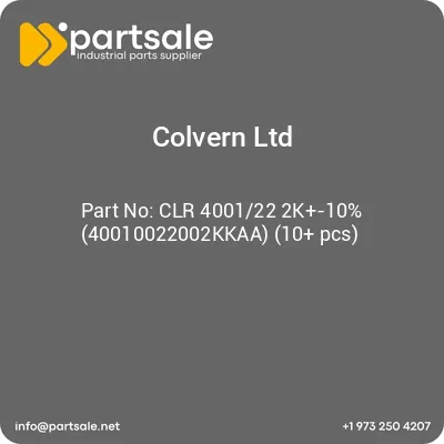 colvern-ltd-clr-400122-2k-10-40010022002kkaa-10-pcs