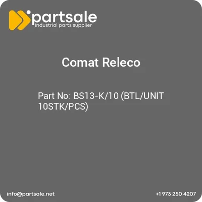 comat-releco-bs13-k10-btlunit-10stkpcs
