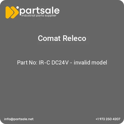 ir-c-dc24v-invalid-model