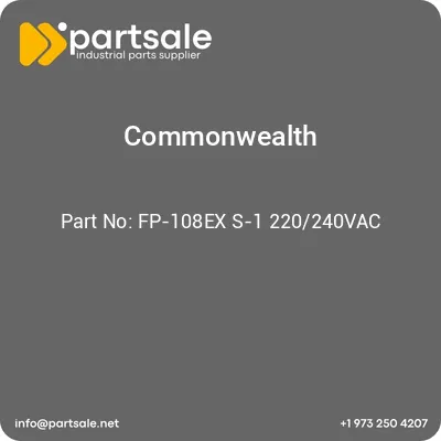 commonwealth-fp-108ex-s-1-220240vac