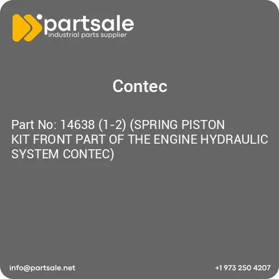 14638-1-2-spring-piston-kit-front-part-of-the-engine-hydraulic-system-contec