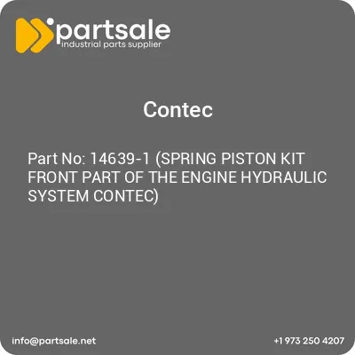 14639-1-spring-piston-kit-front-part-of-the-engine-hydraulic-system-contec