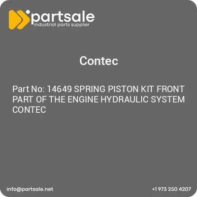 14649-spring-piston-kit-front-part-of-the-engine-hydraulic-system-contec