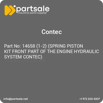 contec-14658-1-2-spring-piston-kit-front-part-of-the-engine-hydraulic-system-contec