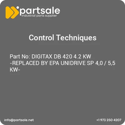 digitax-db-420-42-kw-replaced-by-epa-unidrive-sp-40-55-kw