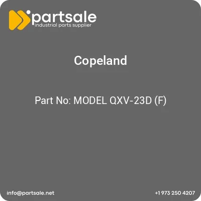 copeland-model-qxv-23d-f