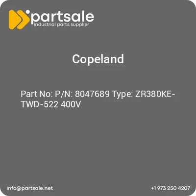 copeland-pn-8047689-type-zr380ke-twd-522-400v