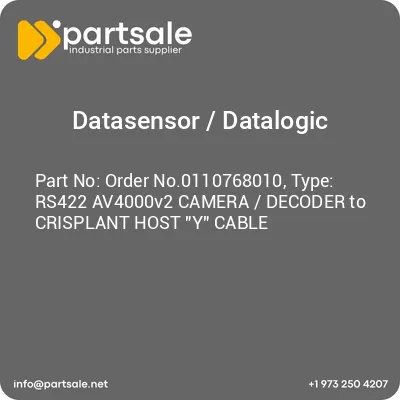 order-no0110768010-type-rs422-av4000v2-camera-decoder-to-crisplant-host-y-cable