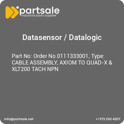 order-no0111333001-type-cable-assembly-axiom-to-quad-x-xlt200-tach-npn