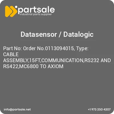 order-no0113094015-type-cable-assembly15ftcommunicationrs232-and-rs422mc6800-to-axiom