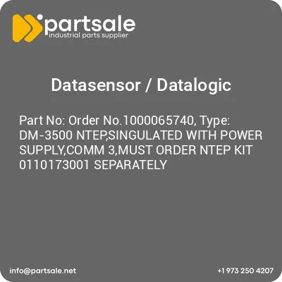 order-no1000065740-type-dm-3500-ntepsingulated-with-power-supplycomm-3must-order-ntep-kit-0110173001-separately