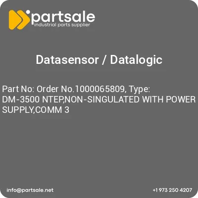 order-no1000065809-type-dm-3500-ntepnon-singulated-with-power-supplycomm-3