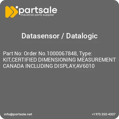 order-no1000067848-type-kitcertified-dimensioning-measurement-canada-including-displayav6010