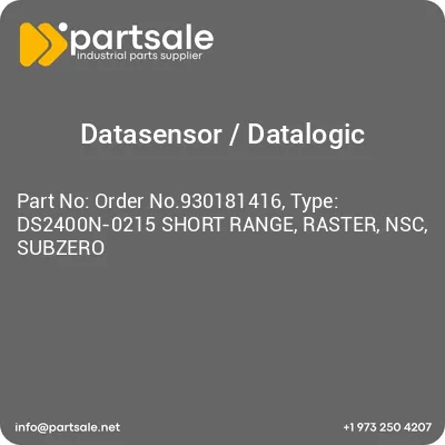 order-no930181416-type-ds2400n-0215-short-range-raster-nsc-subzero