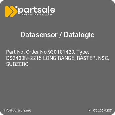 order-no930181420-type-ds2400n-2215-long-range-raster-nsc-subzero