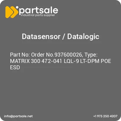 order-no937600026-type-matrix-300-472-041-lql-9-lt-dpm-poe-esd