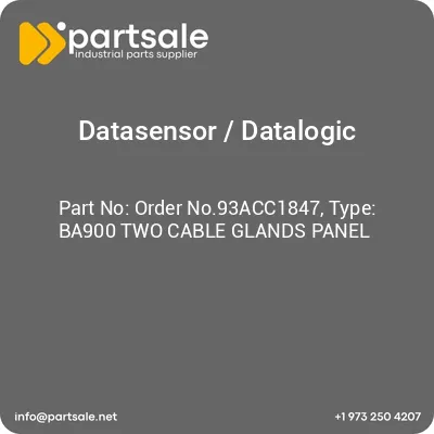 order-no93acc1847-type-ba900-two-cable-glands-panel