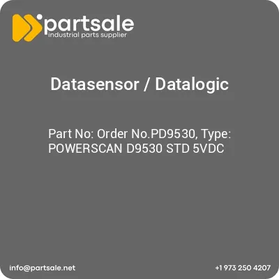 order-nopd9530-type-powerscan-d9530-std-5vdc