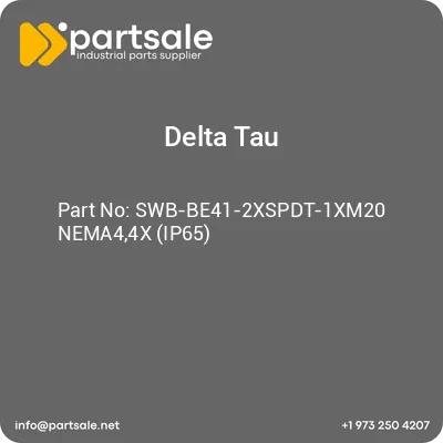 delta-tau-swb-be41-2xspdt-1xm20-nema44x-ip65