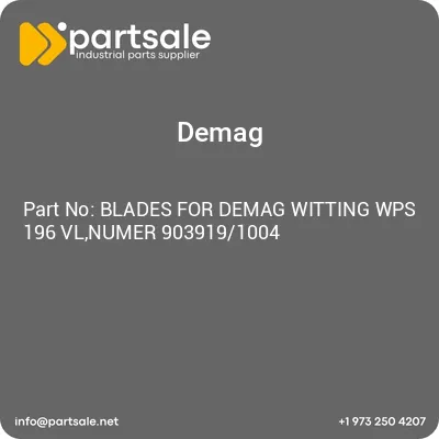 blades-for-demag-witting-wps-196-vlnumer-9039191004