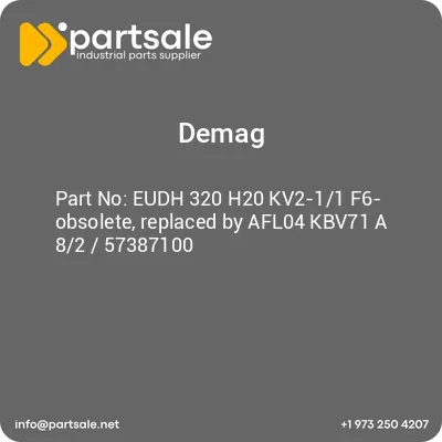 eudh-320-h20-kv2-11-f6-obsolete-replaced-by-afl04-kbv71-a-82-57387100