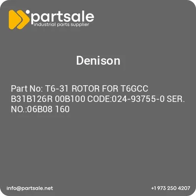 t6-31-rotor-for-t6gcc-b31b126r-00b100-code024-93755-0-ser-no06b08-160