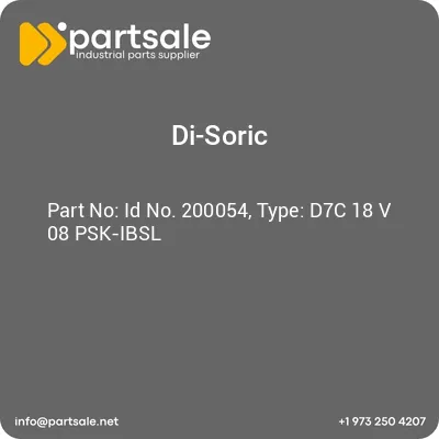 id-no-200054-type-d7c-18-v-08-psk-ibsl