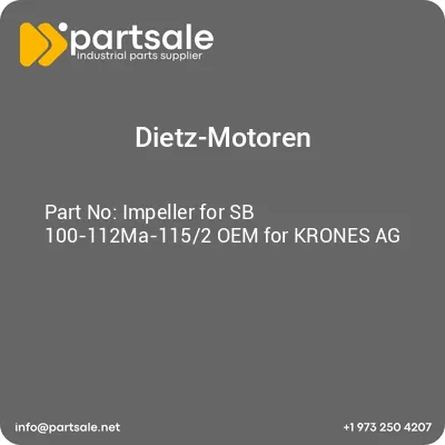 dietz-motoren-impeller-for-sb-100-112ma-1152-oem-for-krones-ag