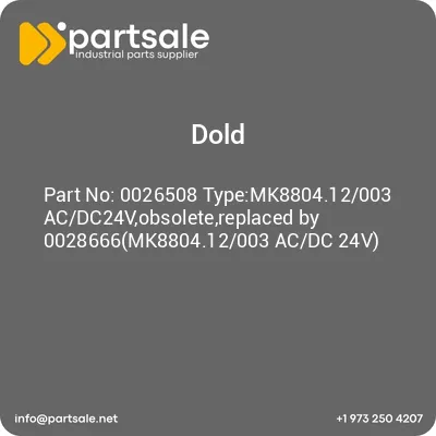 dold-0026508-typemk880412003-acdc24vobsoletereplaced-by-0028666mk880412003-acdc-24v