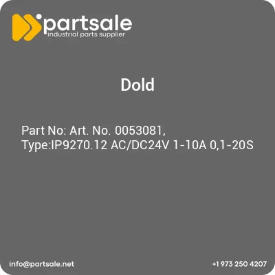 art-no-0053081-typeip927012-acdc24v-1-10a-01-20s