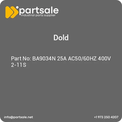 dold-ba9034n-25a-ac5060hz-400v-2-11s