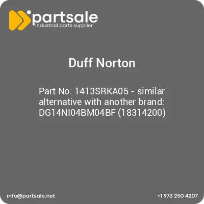 duff-norton-1413srka05-similar-alternative-with-another-brand-dg14ni04bm04bf-18314200