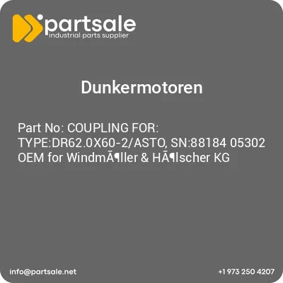 coupling-for-typedr620x60-2asto-sn88184-05302-oem-for-windmaller-halscher-kg